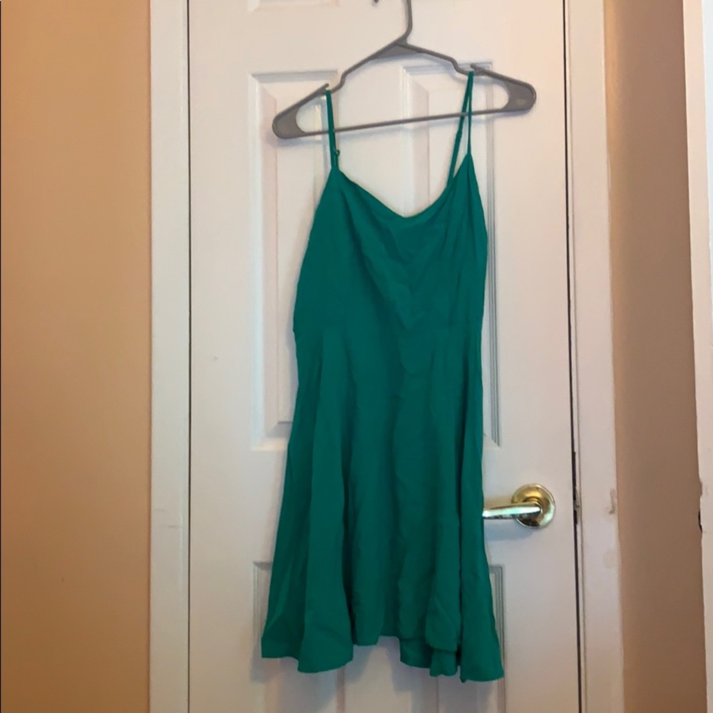 Green summer dress